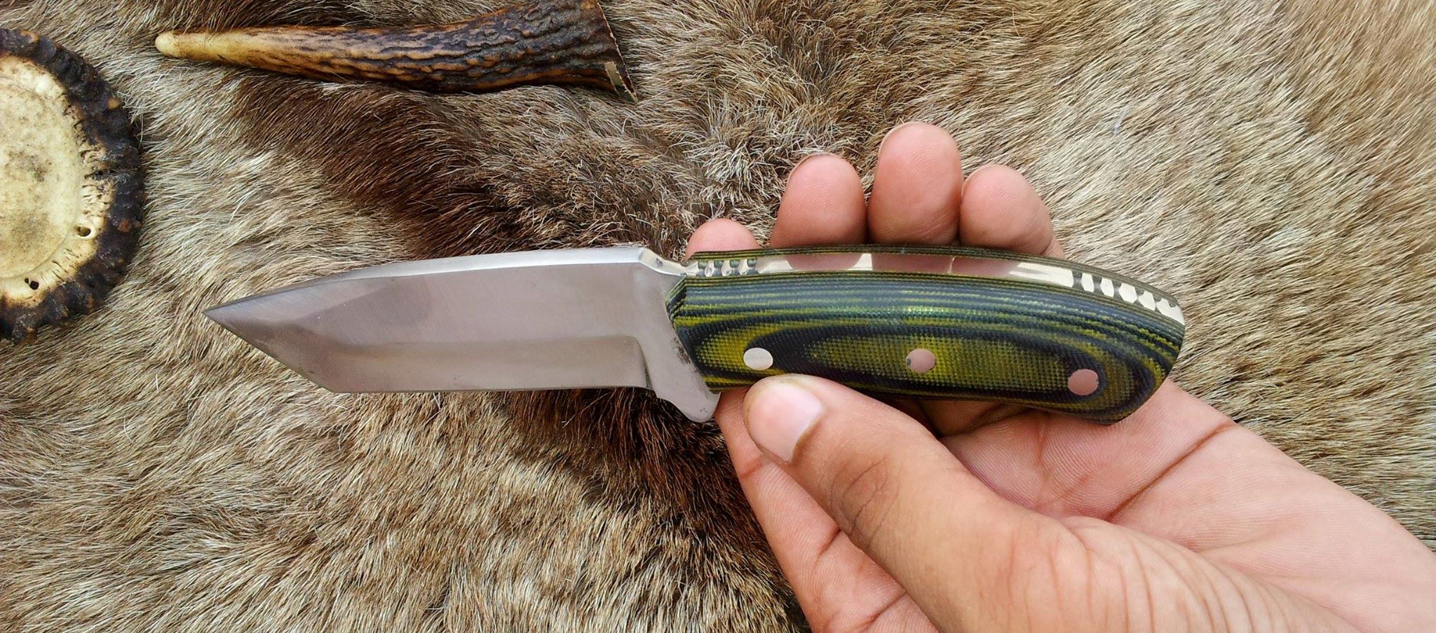 My New D2 Tanto Blade Knife