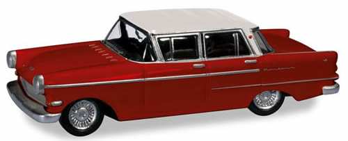 Herpa 24556 HO Scale Opel Kapitan 4-Door Sedan - Assembled -- Various Standard Colors