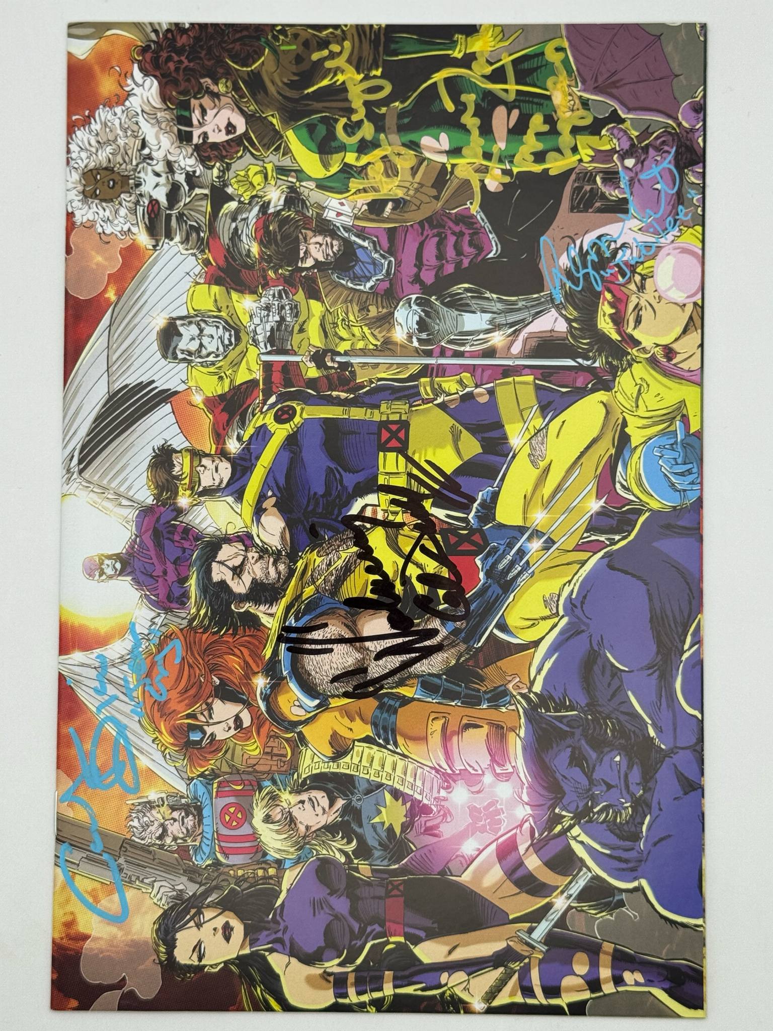 [SIGNED BY CATHERINE DISHER | CAL DODD | LENORE ZANN | ALYSON COURT] Rise Of The Powers Of X #4 Unknown Comics Kaare Andrews Exclusive Landscape Virgin Var [IN STOCK]