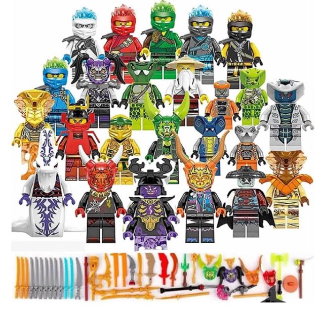 24Pcs Set Ninjago Anime Minifigures dg1001