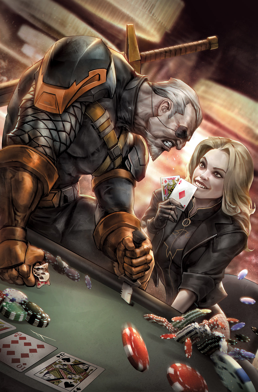 Deathstroke Inc #5 B Ivan Tao Card Stock Variant (01/25/2022) Dc