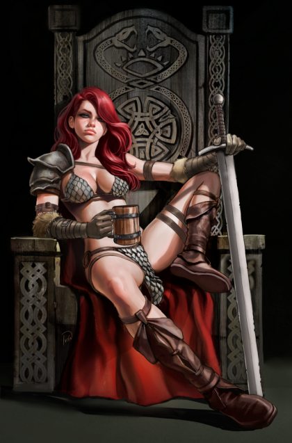 Red Sonja: Empire of the Damned #1 – Iván Talavera Exclusive Variant (Ltd. 500) (Dynamite Entertainment, 2024)