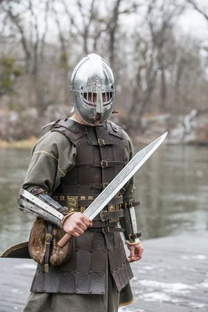 Custom Handmade Viking Seax Knife with Leather Sheath