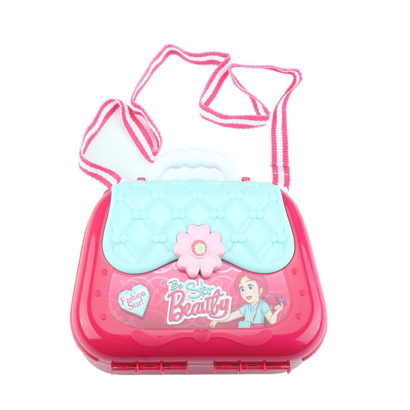 Children's Portable Makeup Suitcase – Pretend Play Cosmetic Set for Kids