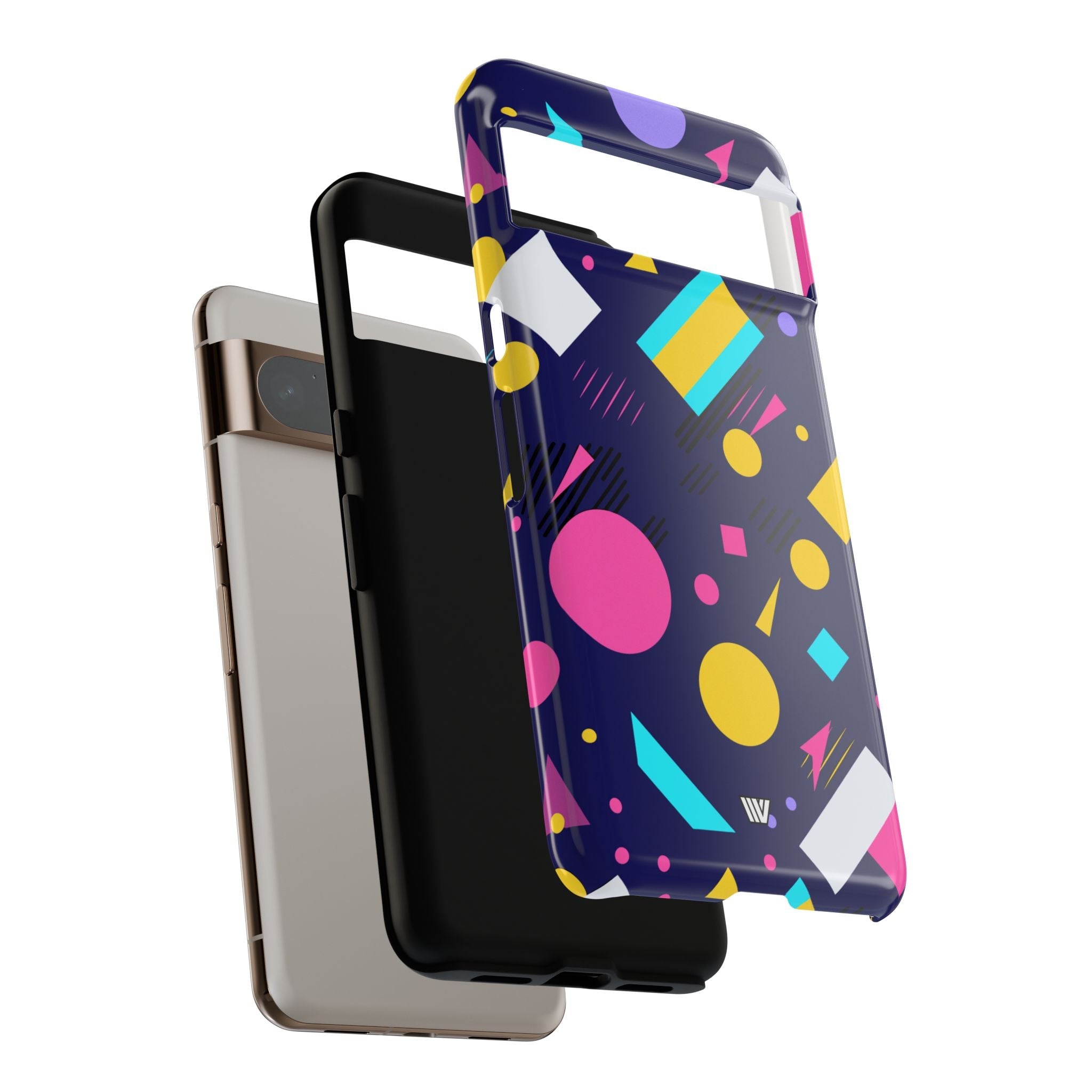 80s / 90s RETRO PATTERN DARK | Tough Phone Case