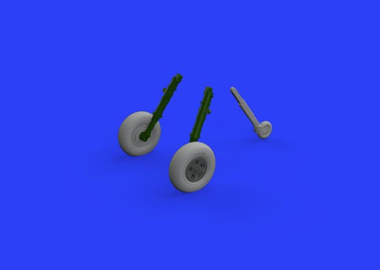 Eduard 648455 1/48 Aircraft- Spitfire Mk I Wheels for TAM (Mask & Resin)