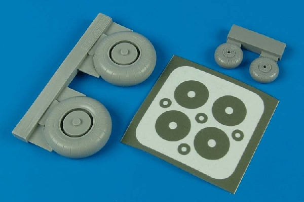 Aires 2048 1/32 Ju87G Wheels & Paint Masks For HSG