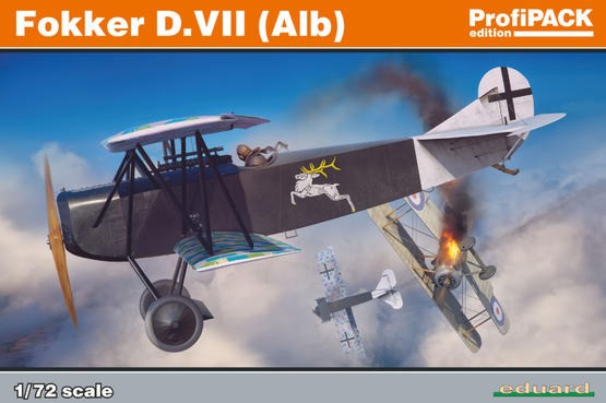 Eduard 70134 1/72 Fokker D VII (Alb) Aircraft (Profi-Pack Plastic Kit)