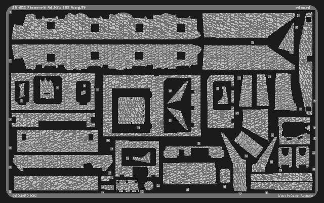 Eduard 35483 1/35 Armor- SdKfz 163 Stug IV Zimmerit for TAM