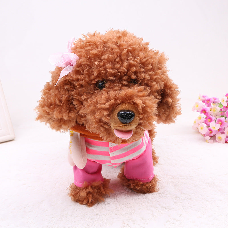 Electronic Poodle Toy – Singing, Walking, and Dancing Dog