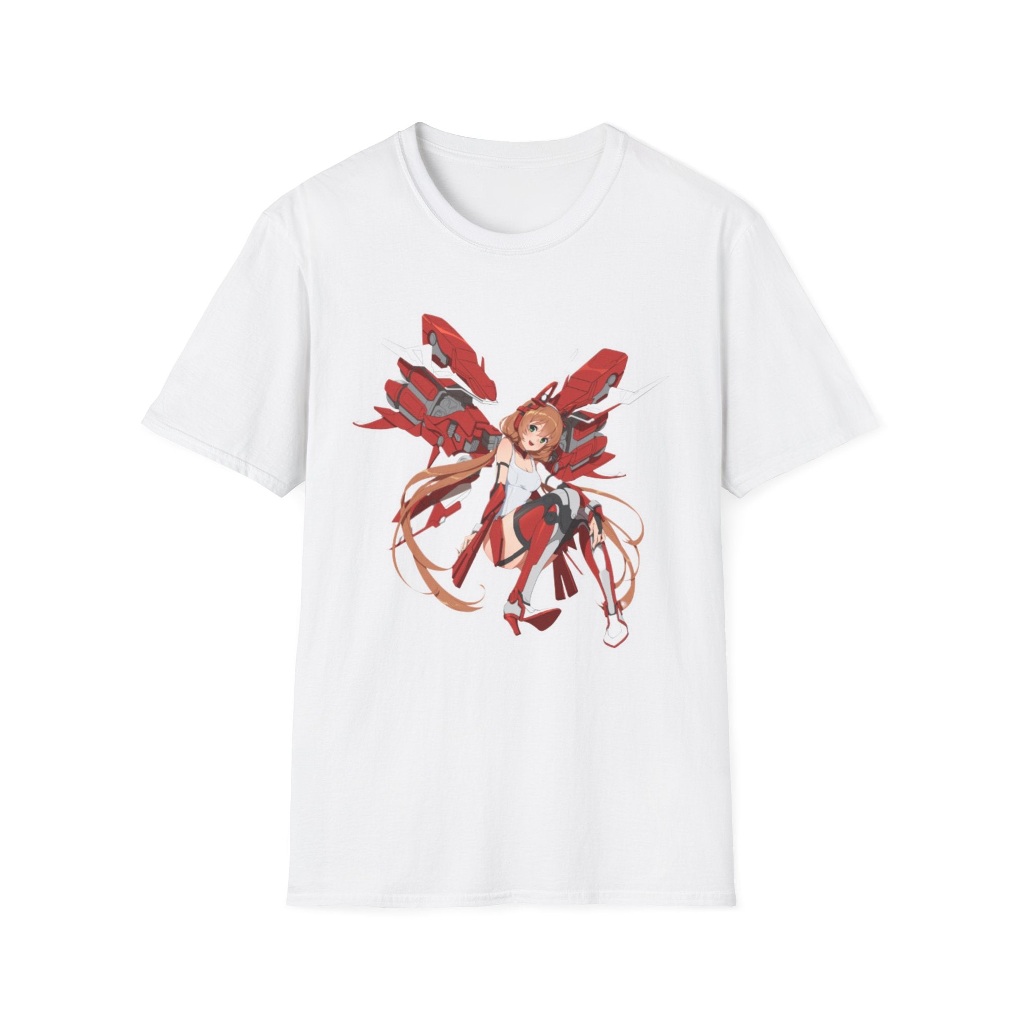 Red Butterfly Graphic Unisex T-Shirt, Cute Casual Tee, Anime-Inspired Apparel, Gift for Friends, Birthday Surprise