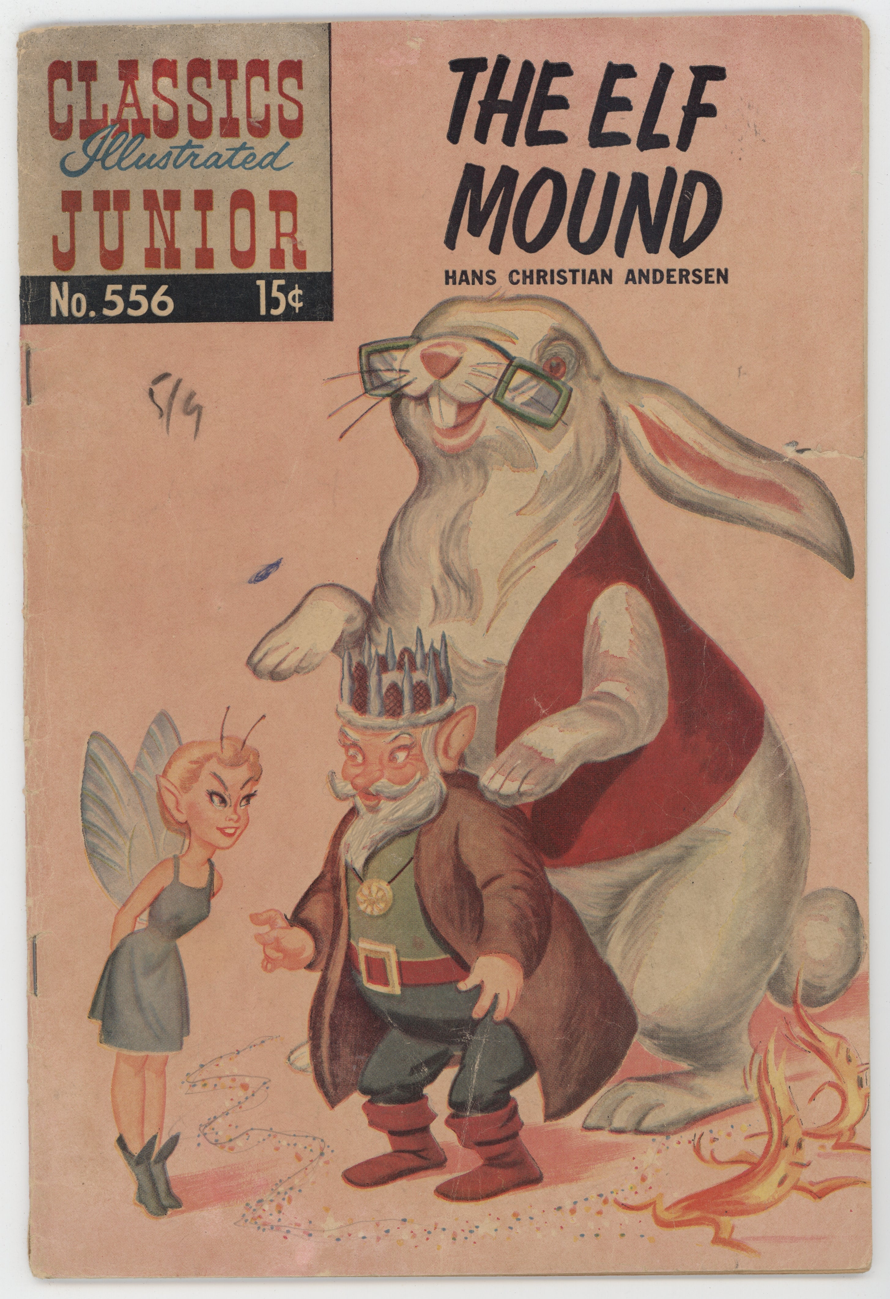 Classics Illustrated Junior 556 Gilberton 1958 VG Elf Mound HRN 568