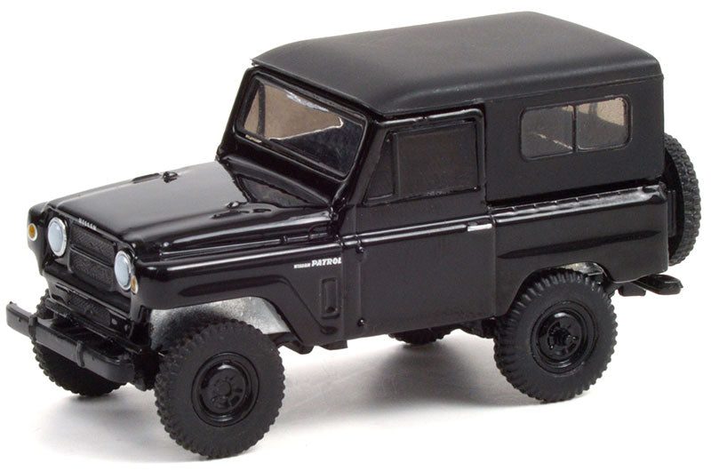 Greenlight 28070-B 1/64 Scale 1970 Nissan Patrol Black Bandit Series 25 Authentic