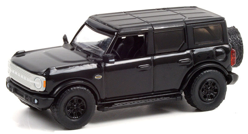 Greenlight 28070-F 1/64 Scale 2021 Ford Bronco Wildtrak Black Bandit Series 25