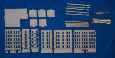 6mm Large Apartment Block (Matboard) - 285CSS152