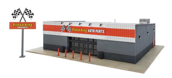 Walthers Cornerstone 933-4114 HO Scale Auto Parts Store -- Kit