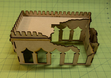 28mm Ruined Temple (MDF) - 28MMDF160-4