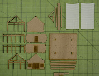 28mm Japanese Style House  - 28MMDF177