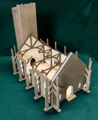 28mm Ruined Church/Cathedral - 28MMDF171