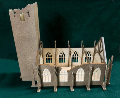 28mm Ruined Church/Cathedral - 28MMDF171