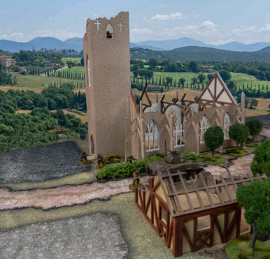 28mm Ruined Church/Cathedral - 28MMDF171