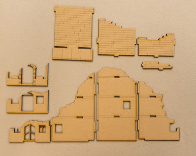 28mm European Building - 28MMDF516