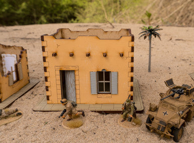 Pre Painted 28mm Middle Eastern Building - 28MPNT090amz