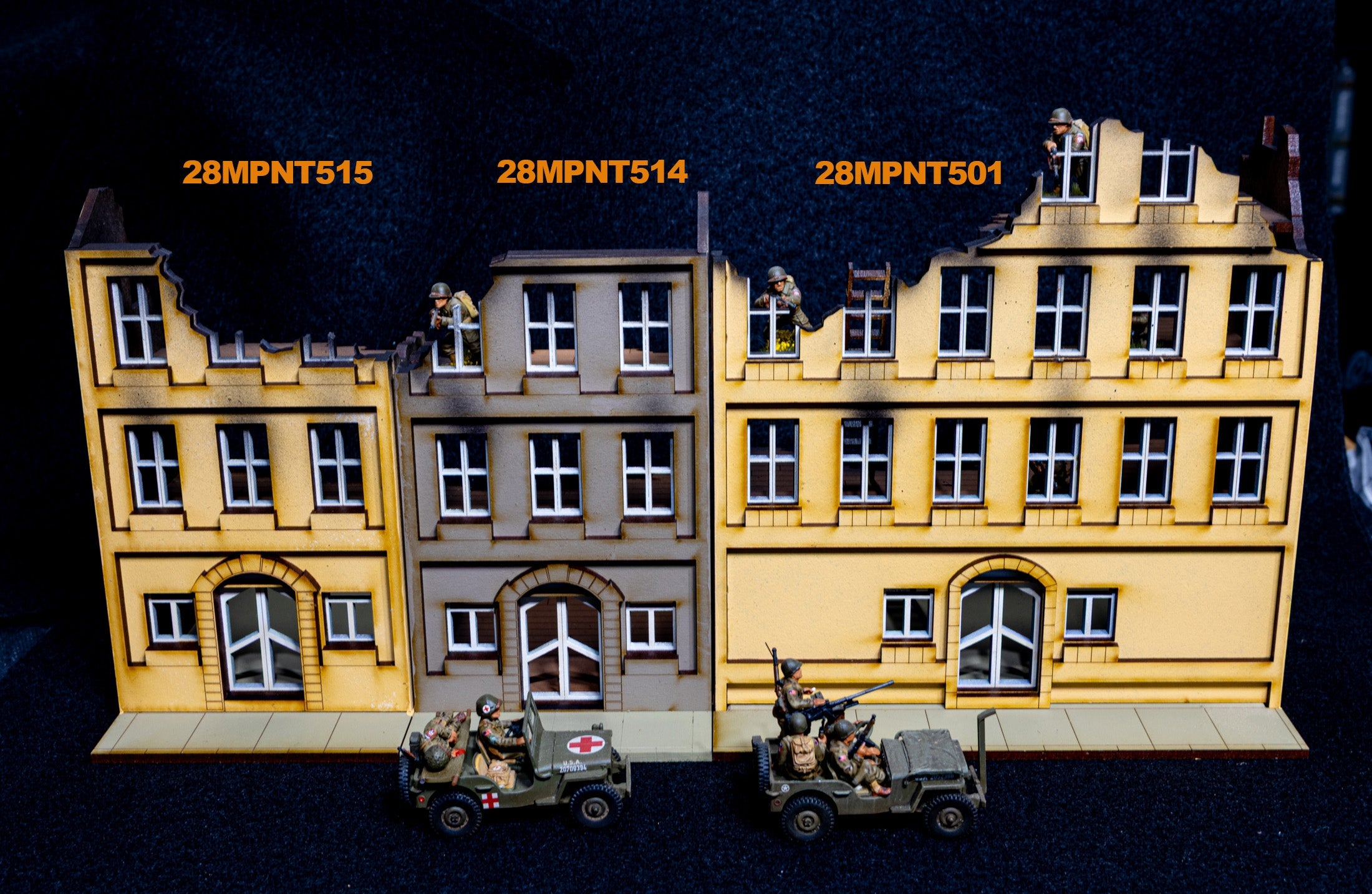 28mm European Building - 28MMDF501 (Painted and Assembled)