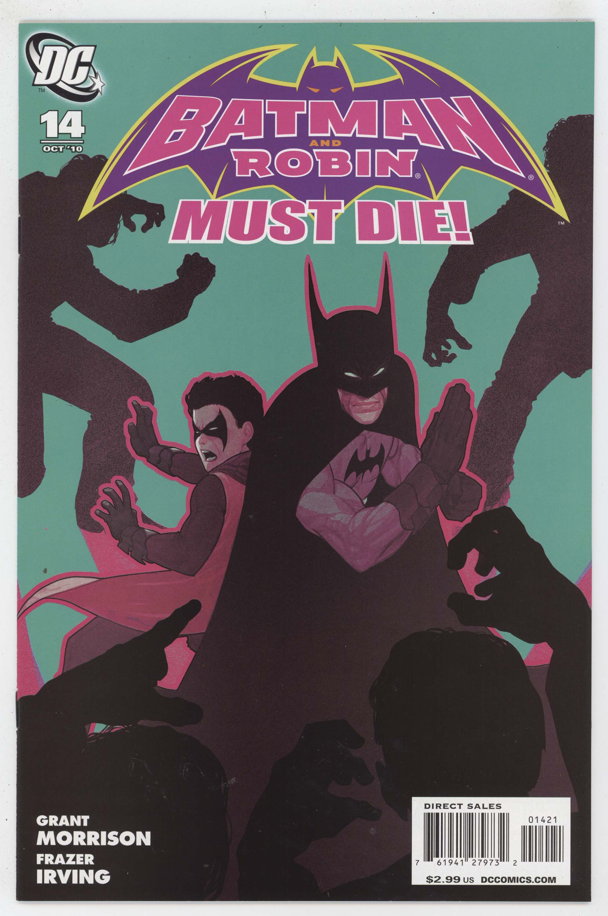 Batman And Robin 14 DC 2010 NM 1:25 Frazer Irving Variant