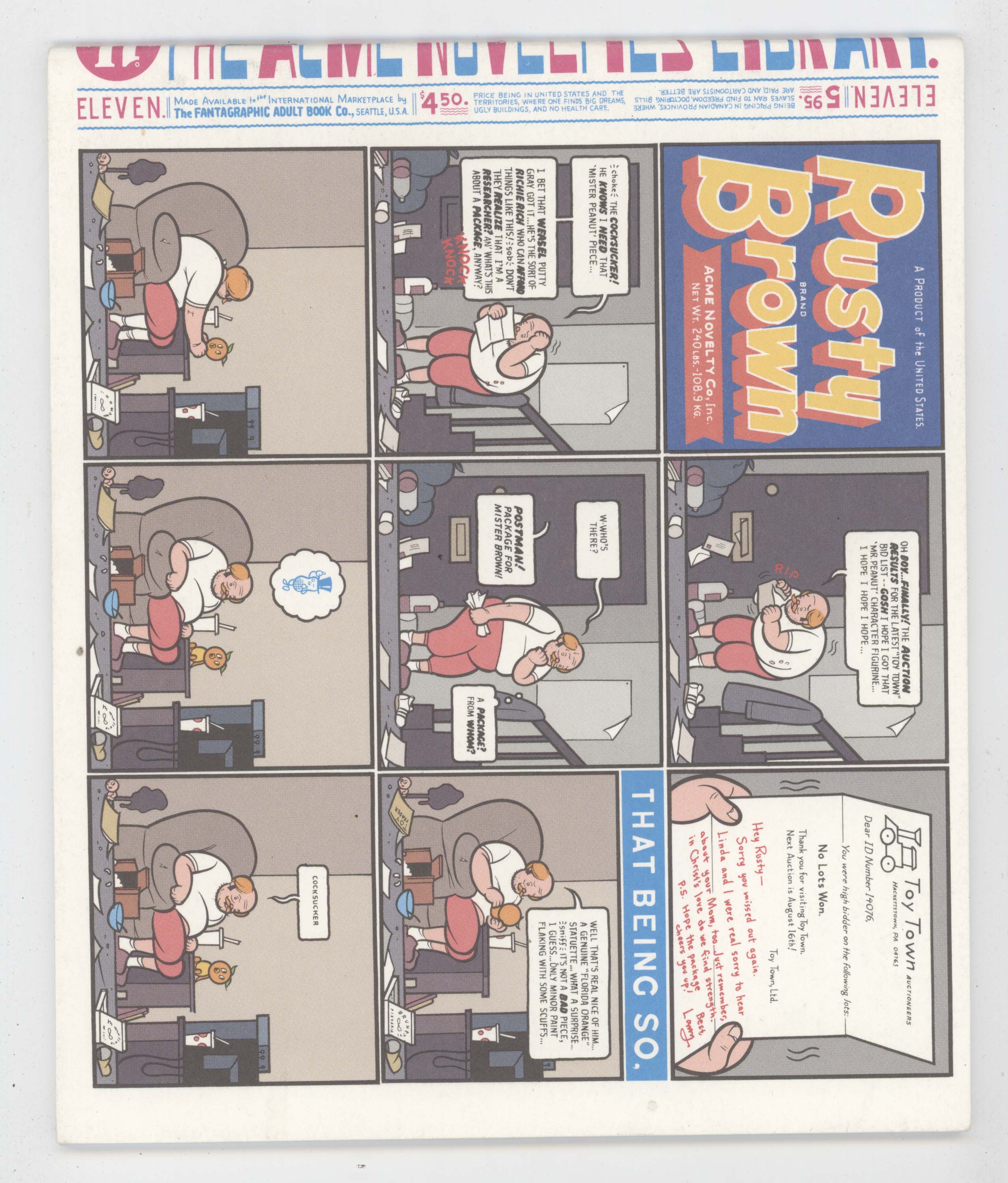 Acme Novelty Library 11 Fantagraphics 1998 NM Chris Ware Jimmy Corrigan