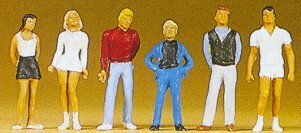 Preiser 10110 HO Scale Recreation & Sports -- Boys & Girls
