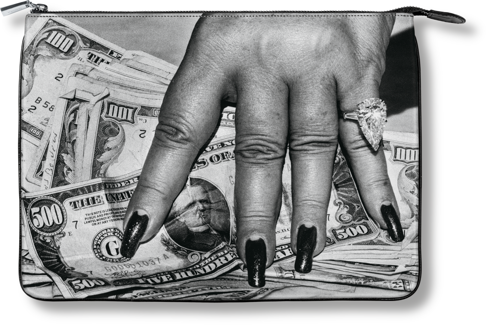 TASCHEN Pouch. Helmut Newton ‘Fat Hand and Dollars’