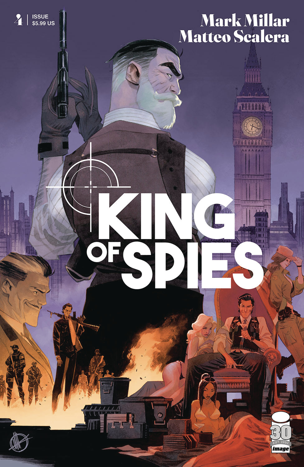 King Of Spies #4 (Of 4) A Matteo Scalera Mark Millar (Mr) (03/09/2022) Image