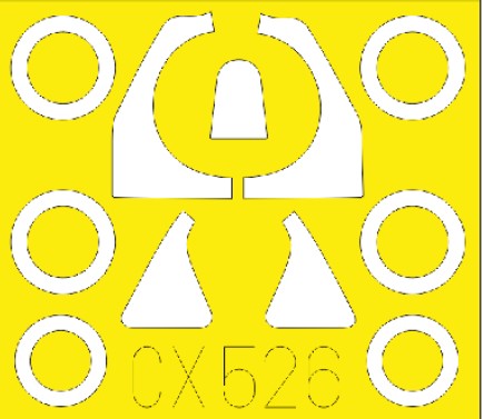 Eduard CX526 1/72 Mask Aircraft- FH1 for SHY