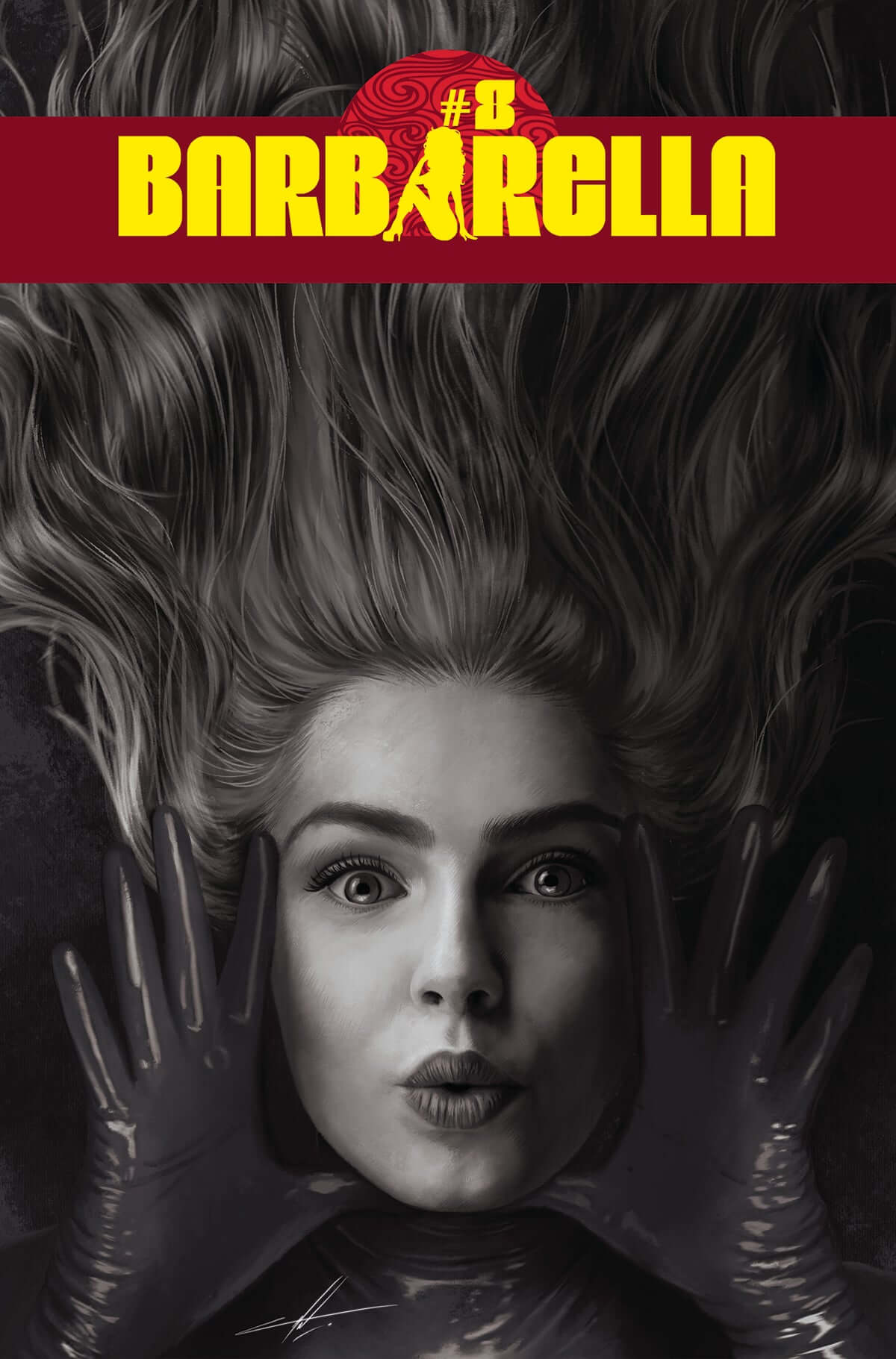 Barbarella #8 H 1:20 Carla Cohen B&W Variant (03/23/2022) Dynamite