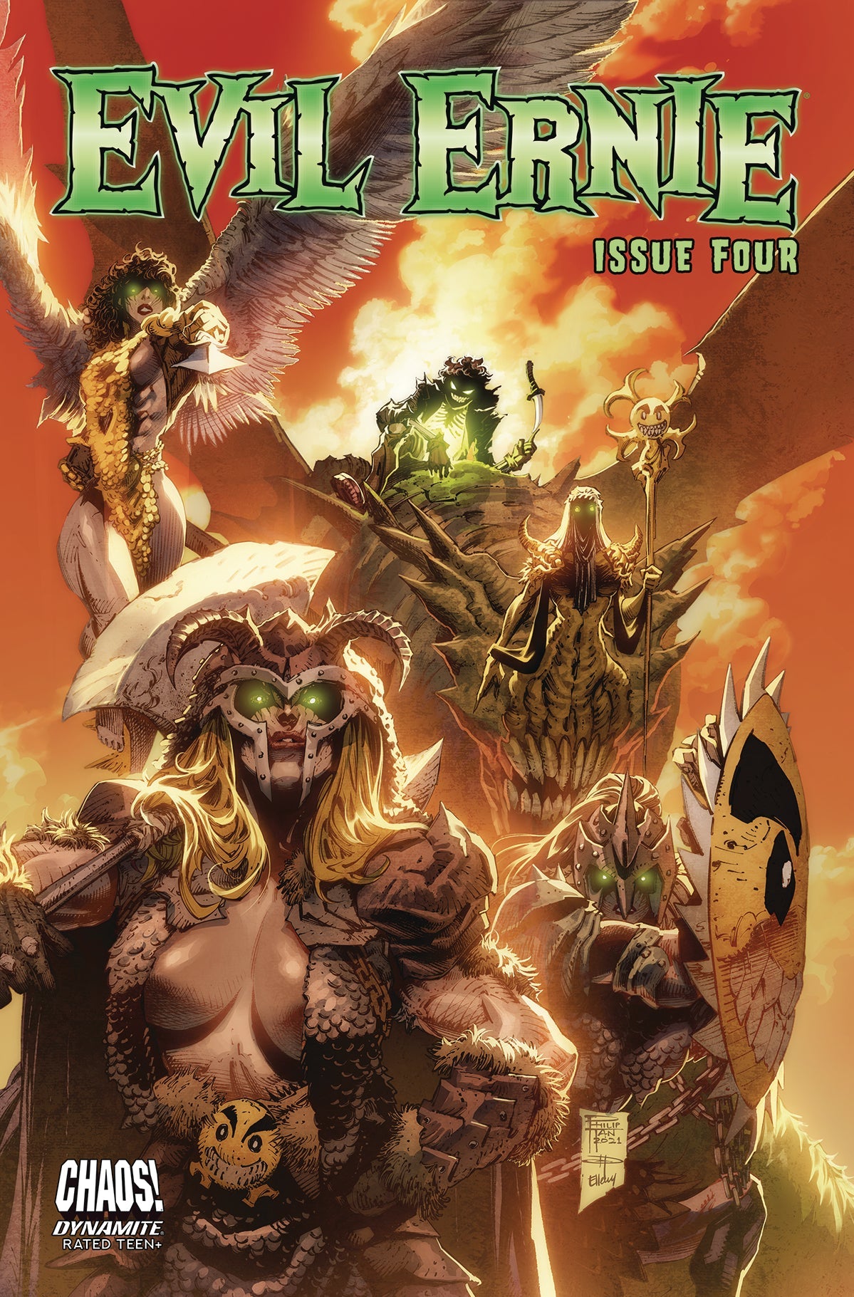 Evil Ernie #4 B Philip Tan Variant (03/09/2022) Dynamite