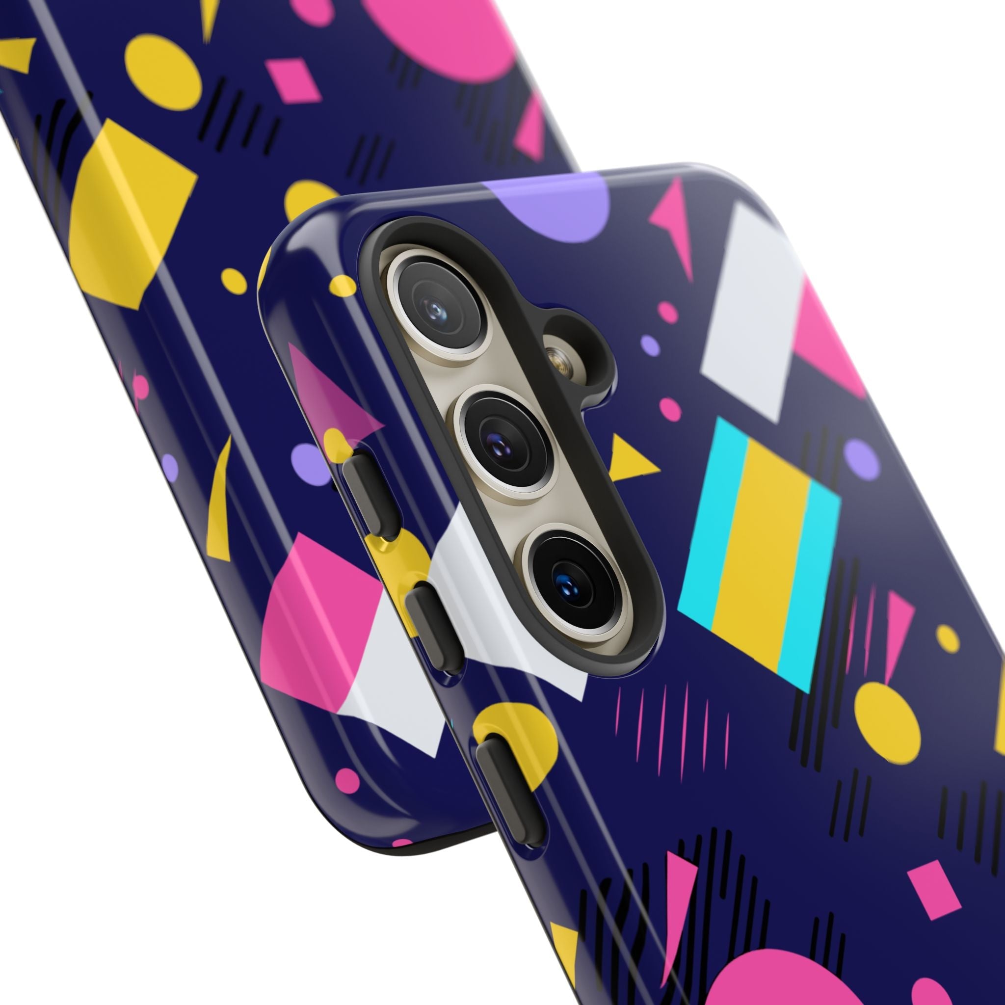 80s / 90s RETRO PATTERN DARK | Tough Phone Case