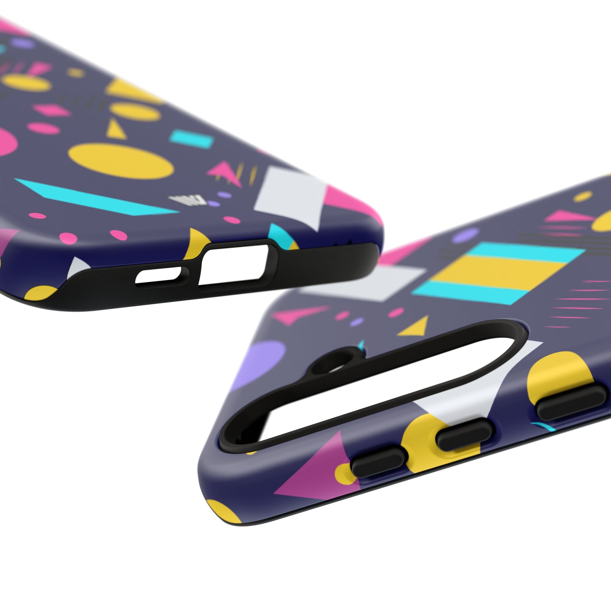 80s / 90s RETRO PATTERN DARK | Tough Phone Case