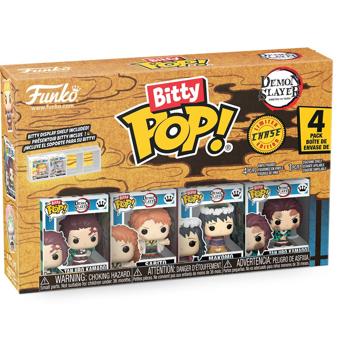 Funko Bitty Pop! Demon Slayer Mini-Figure 4-Pack Specialty - Select Figure(s)
