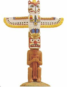 Preiser 54600 1/25 Scale Wild West Figures -- Totem Pole