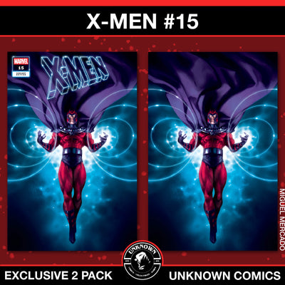 [2 pack] X-Men #15 Unknown Comics Miguel Mercado Exclusive Var (04/23/2025)