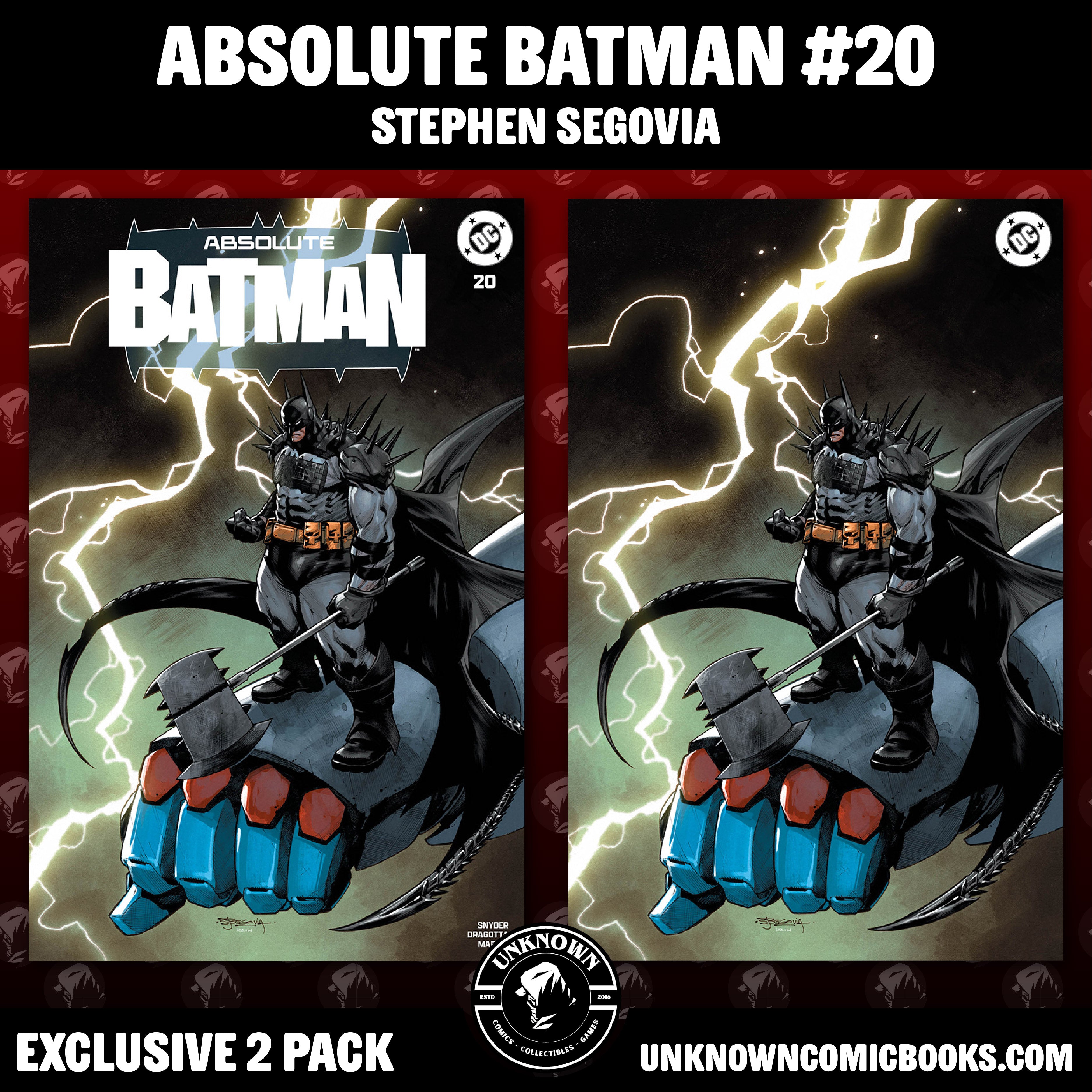 [2 PACK] ABSOLUTE BATMAN #20 STEPHEN SEGOVIA VAR (05/13/2026)