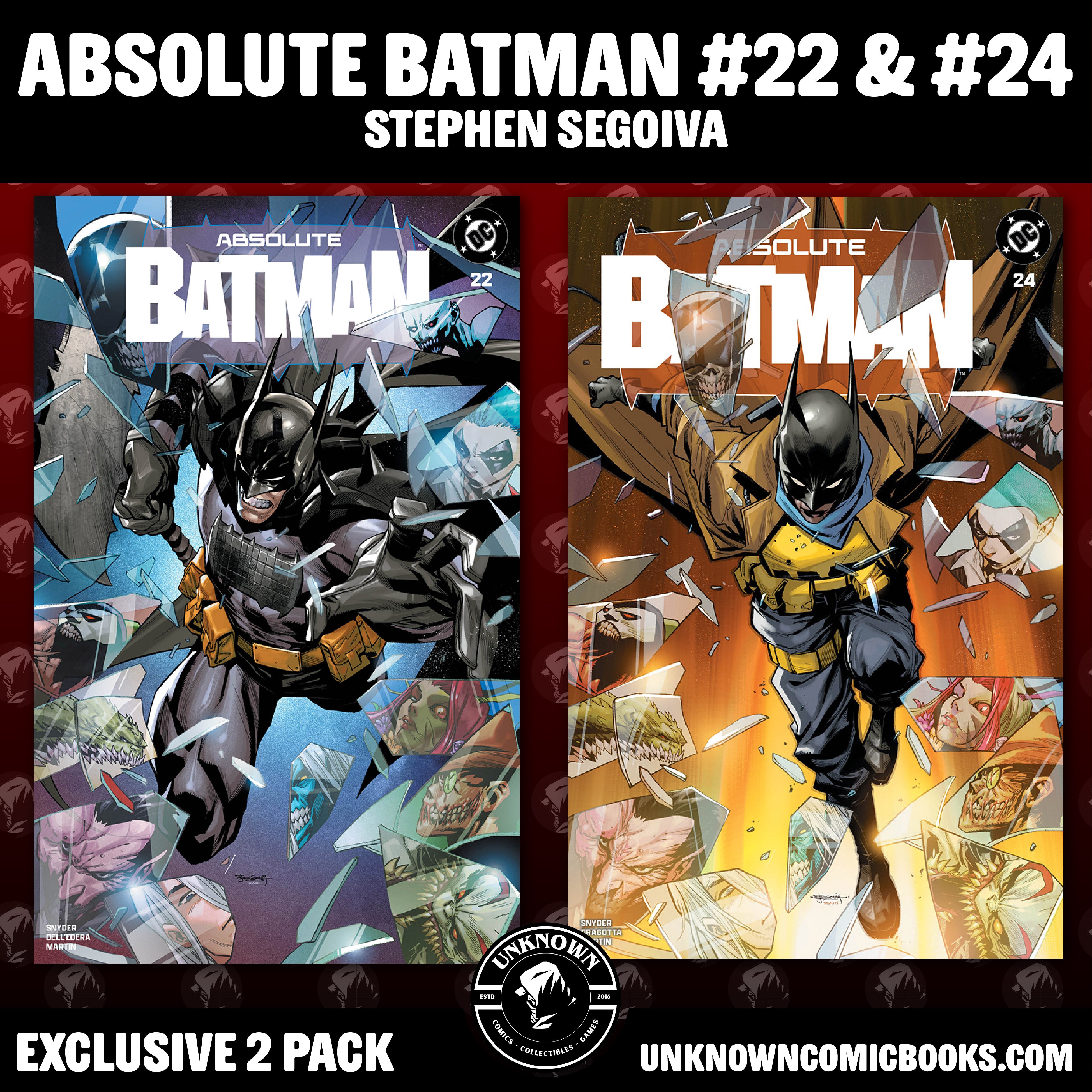 [2 PACK] ABSOLUTE BATMAN 22 & 24 STEPHEN SEGOVIA EXCLUSIVE VAR (09/23/2026)