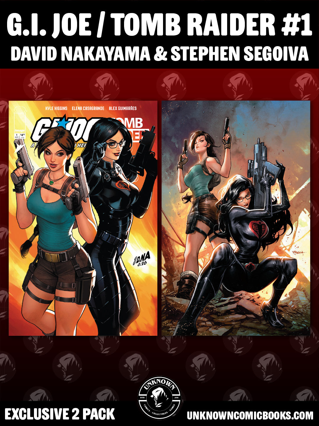 [2 PACK] GI JOE A REAL AMERICAN HERO & TOMB RAIDER #1 (10/28/2026)