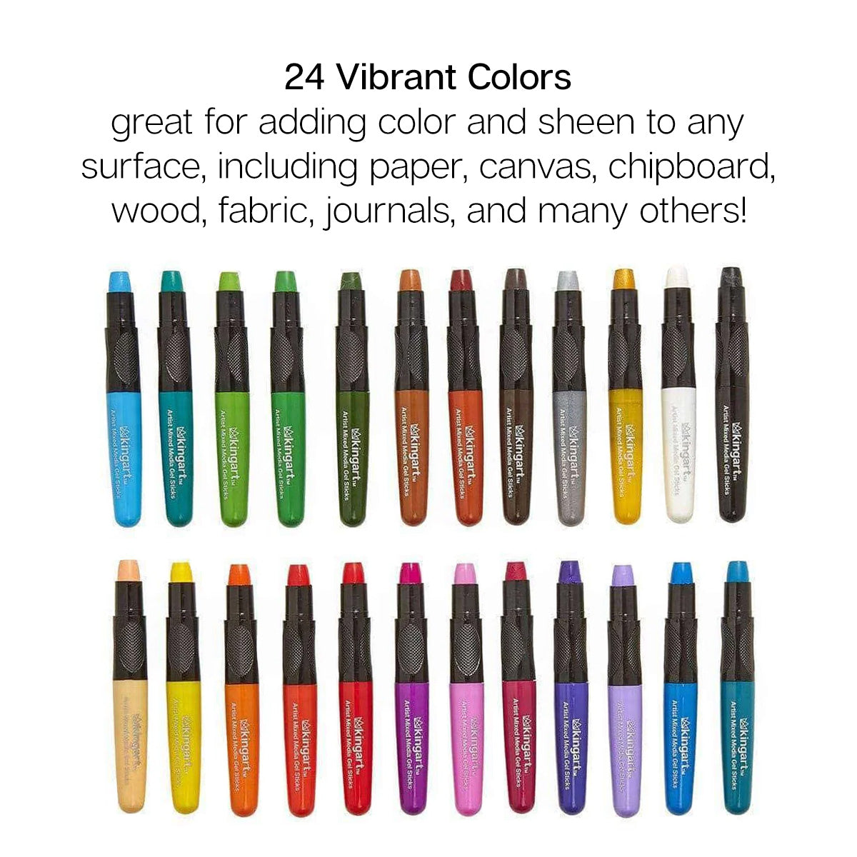 Gel Stick Crayons 24 Colors