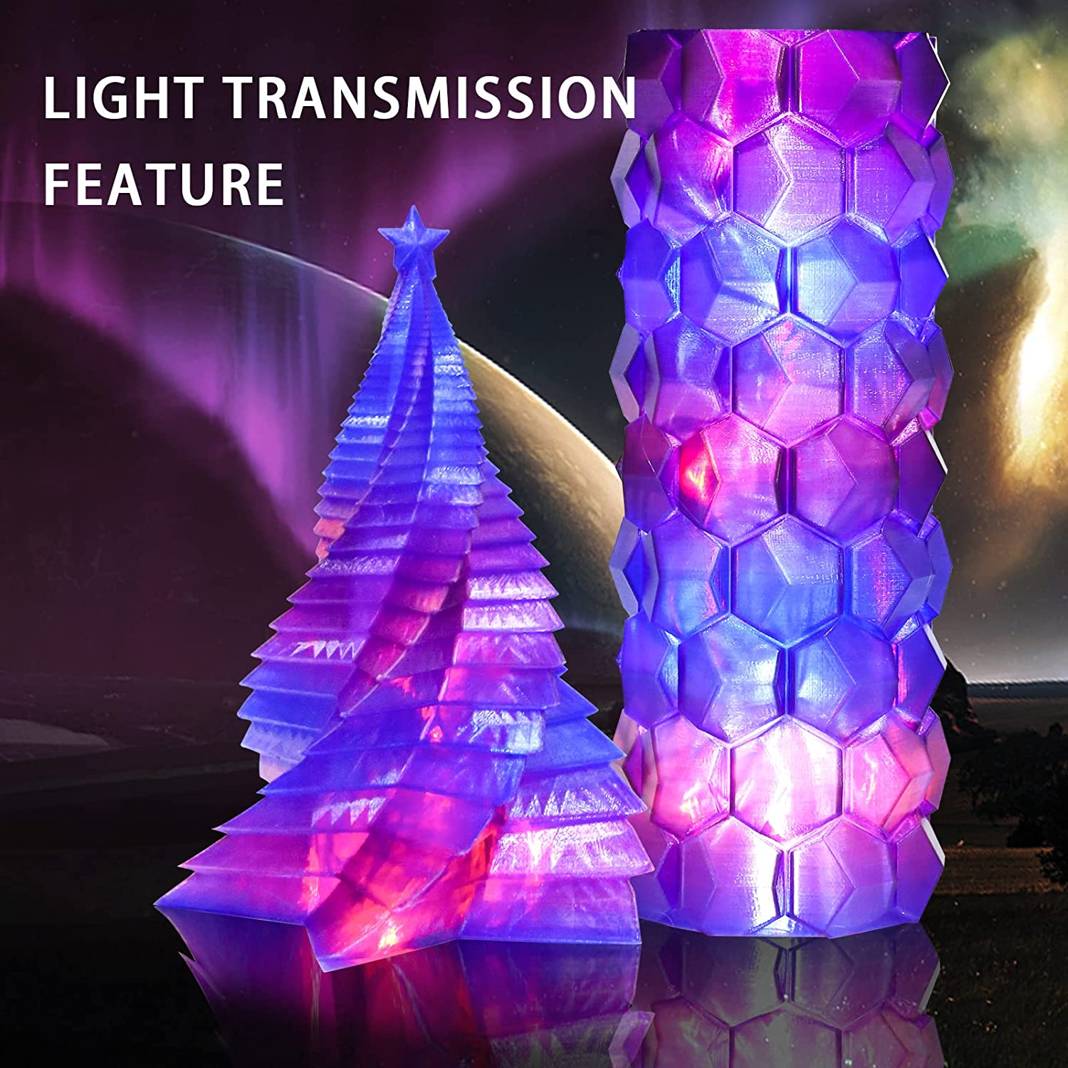 PLA Transparent Gradient Variety Pack (4x200g)