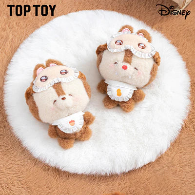 [In Stock] MINISO Disney Squinting Sleepwear Series Plush Keychains Gift Blind Box
