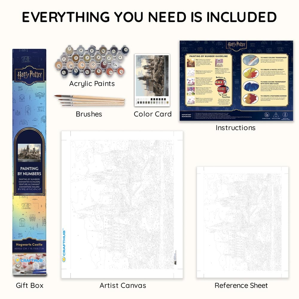 Hogwarts Castle - Paint By Numbers Kit