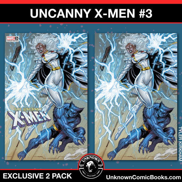 2 Pack] Uncanny X-Men #3 Unknown Comics Exclusive Tyler