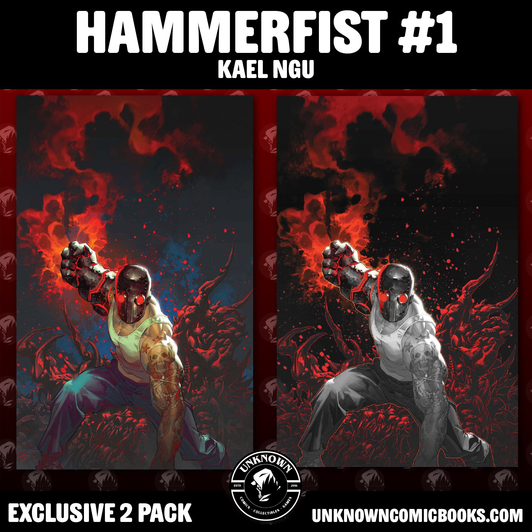 [2 PACK] HAMMERFIST #1 KAEL NGU EXCLUSIVE VIRGIN VAR (08/26/2026)